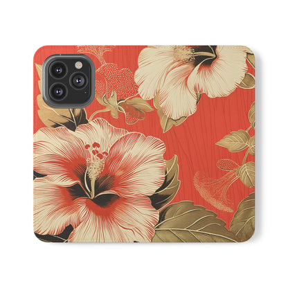 Golden Hibiscus – iPhone Wallet Case
