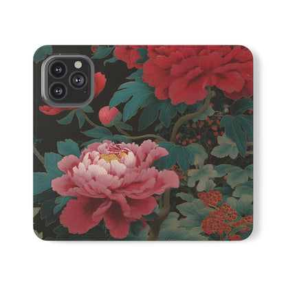 Blooming Peony – iPhone Wallet Case