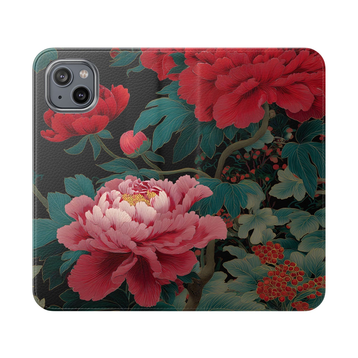 Blooming Peony – iPhone Wallet Case