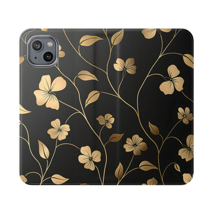 Golden Elegance – iPhone Wallet Case