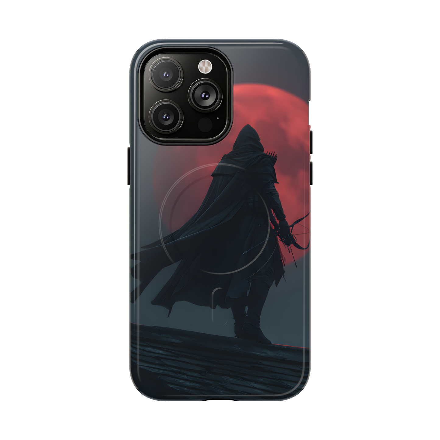 Shadow of the Crimson Moon – Tough MagSafe iPhone Case