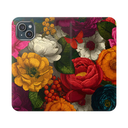 Midnight Bloom – iPhone Wallet Case