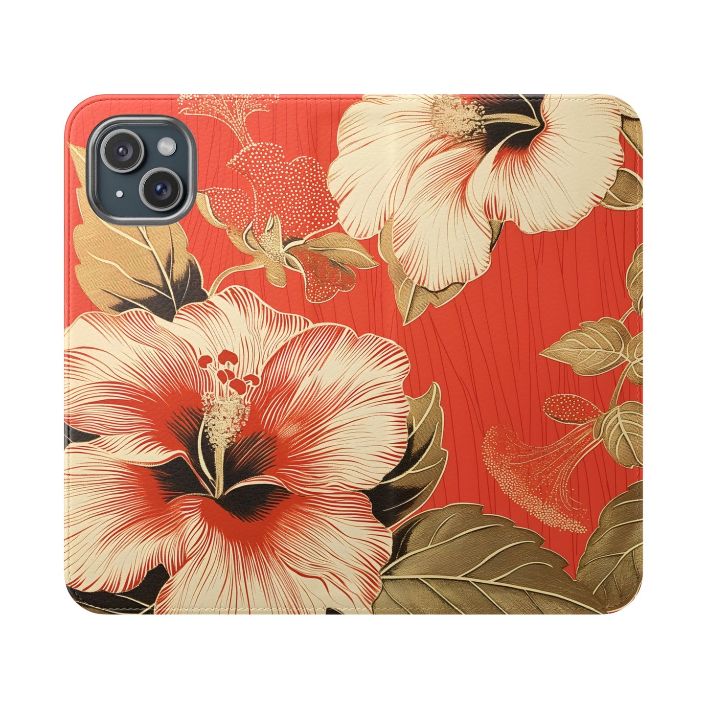 Golden Hibiscus – iPhone Wallet Case
