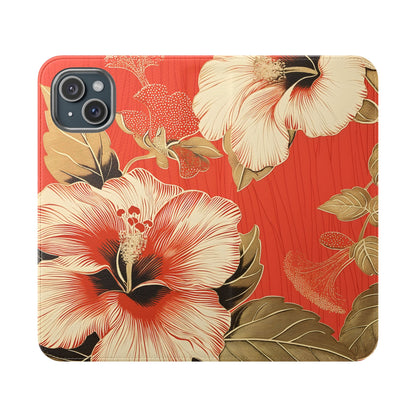 Golden Hibiscus – iPhone Wallet Case