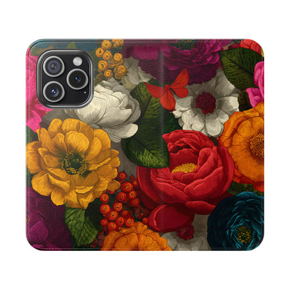 Midnight Bloom – iPhone Wallet Case
