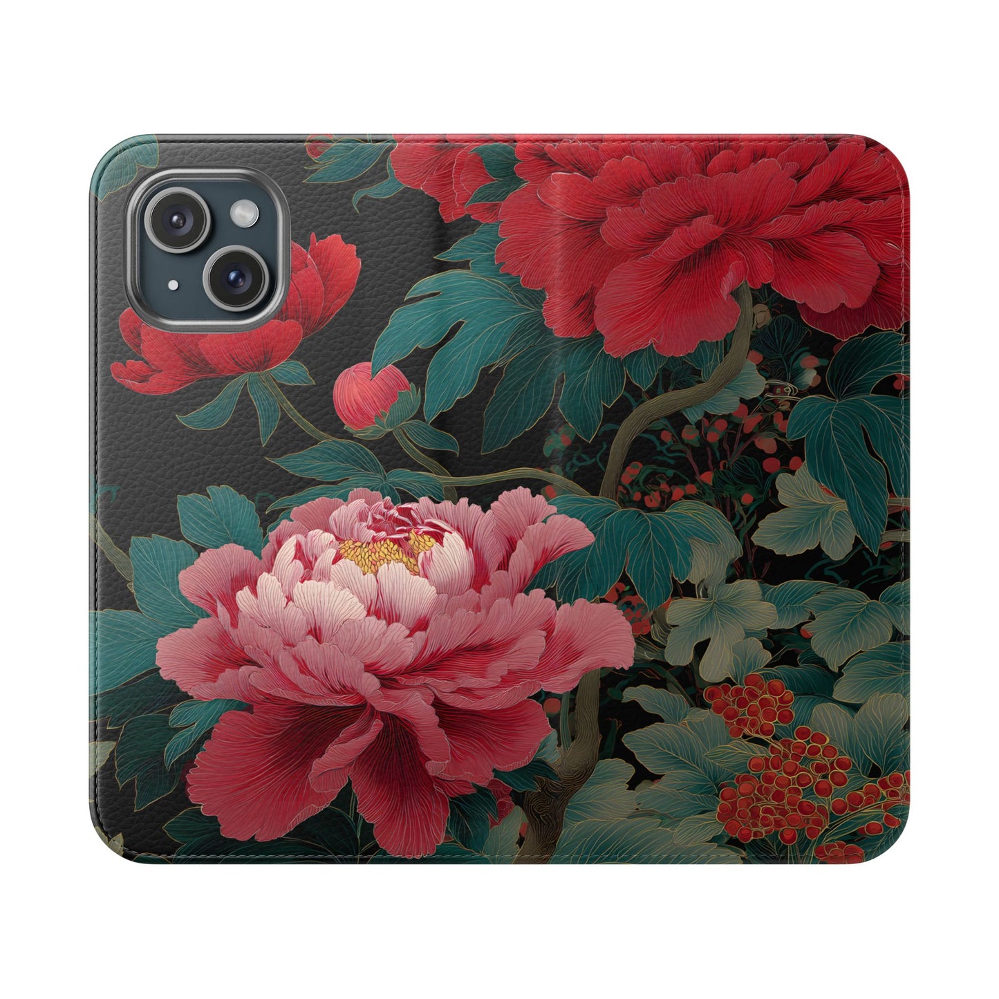 Blooming Peony – iPhone Wallet Case