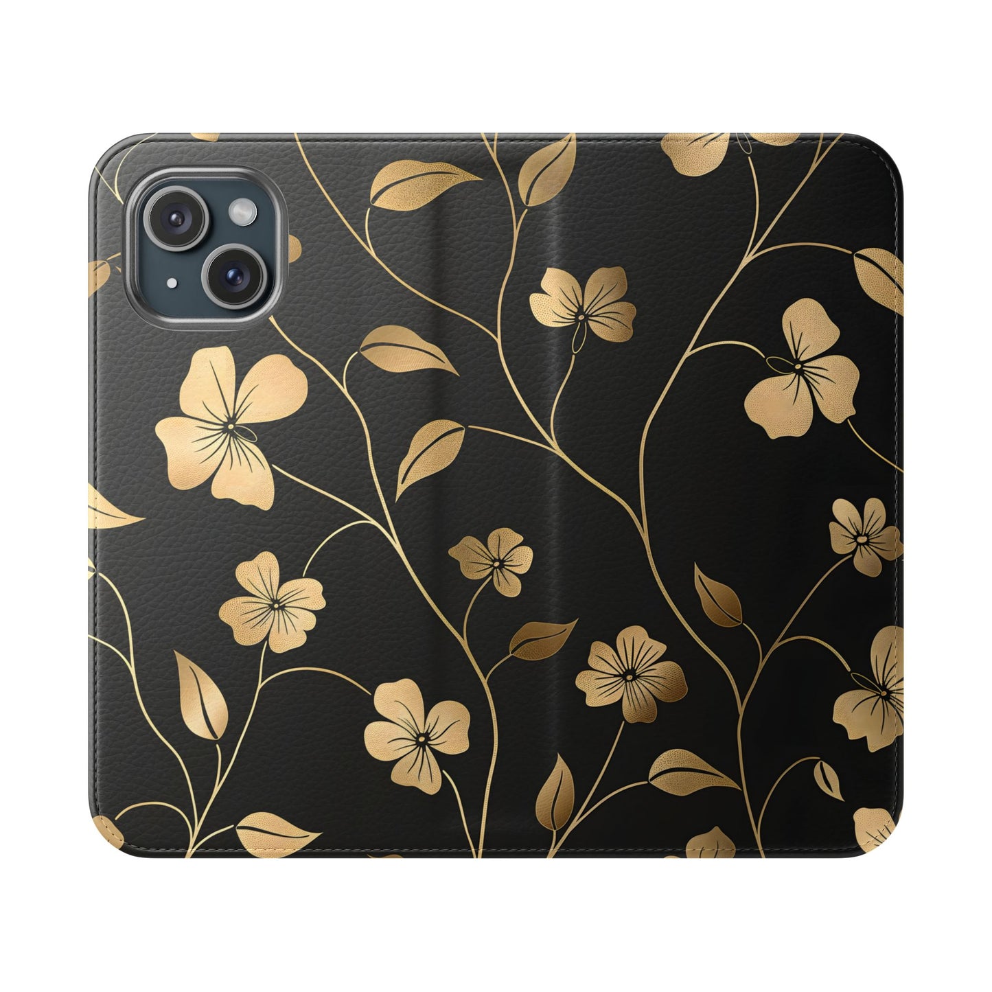 Golden Elegance – iPhone Wallet Case