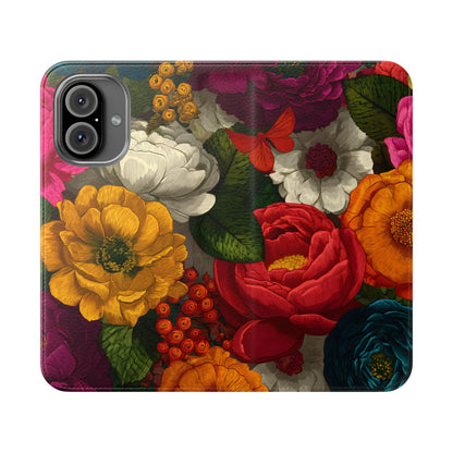 Midnight Bloom – iPhone Wallet Case
