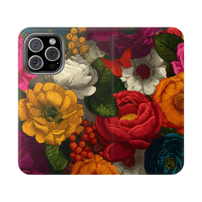 Midnight Bloom – iPhone Wallet Case
