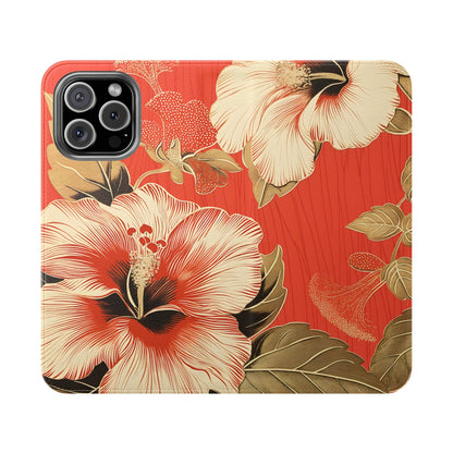 Golden Hibiscus – iPhone Wallet Case
