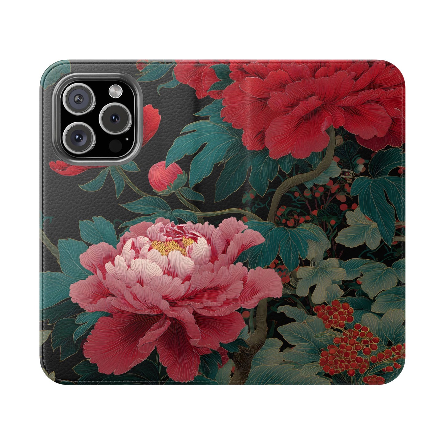 Blooming Peony – iPhone Wallet Case