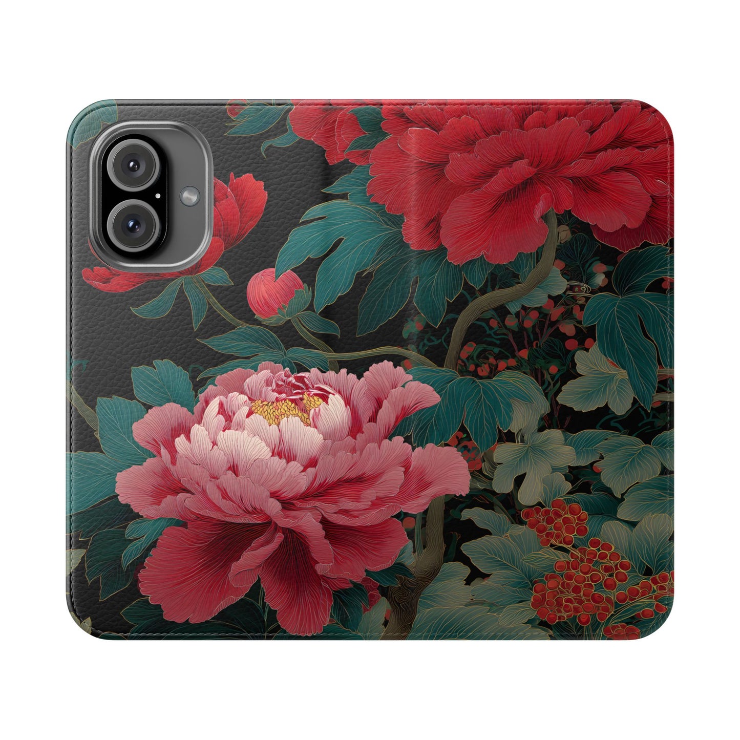 Blooming Peony – iPhone Wallet Case