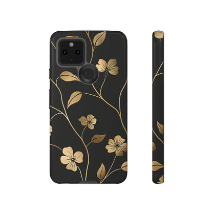 Golden Elegance – Tough Glossy Google Pixel Case