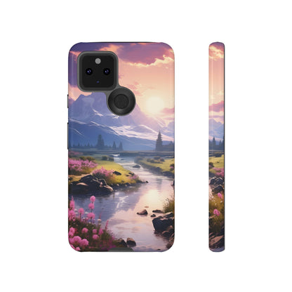 Alpine Dawn – Tough Glossy Google Pixel Case