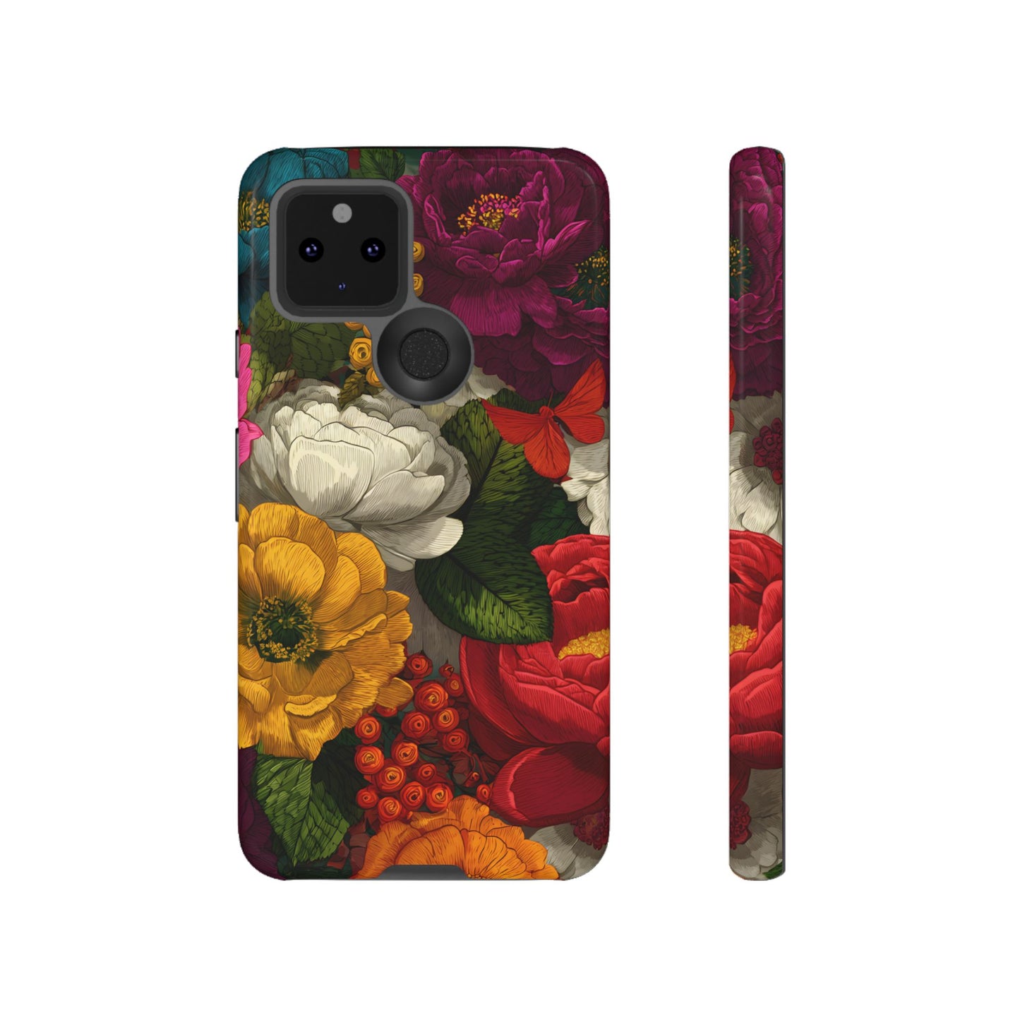 Midnight Bloom – Tough Glossy Google Pixel Case