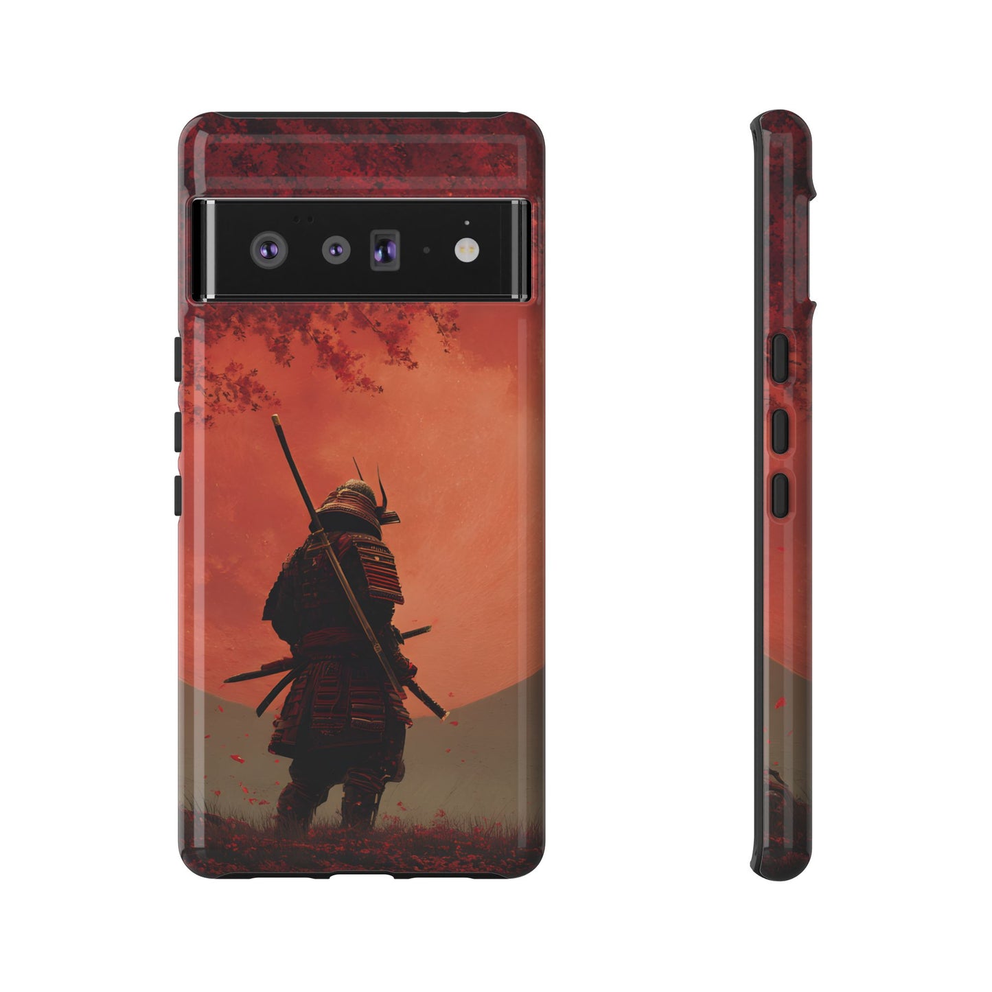 Blood Moon Warrior – Tough Glossy Google Pixel Case