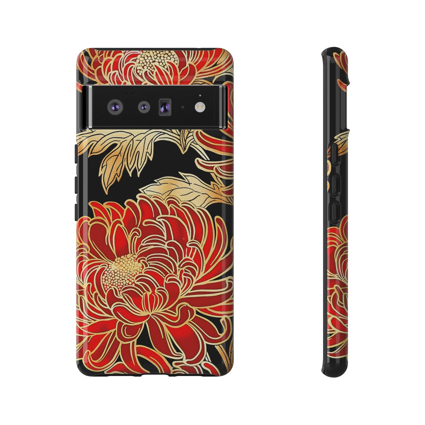 Ember Petals – Tough Glossy Google Pixel Case