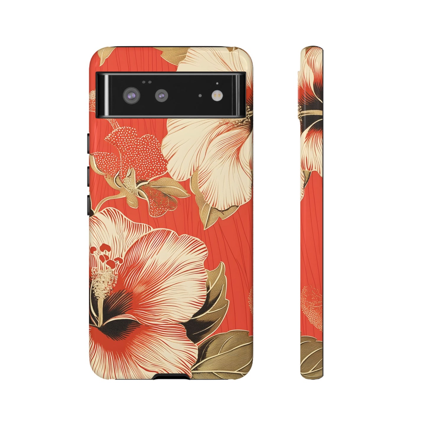 Golden Hibiscus – Tough Glossy Google Pixel Case