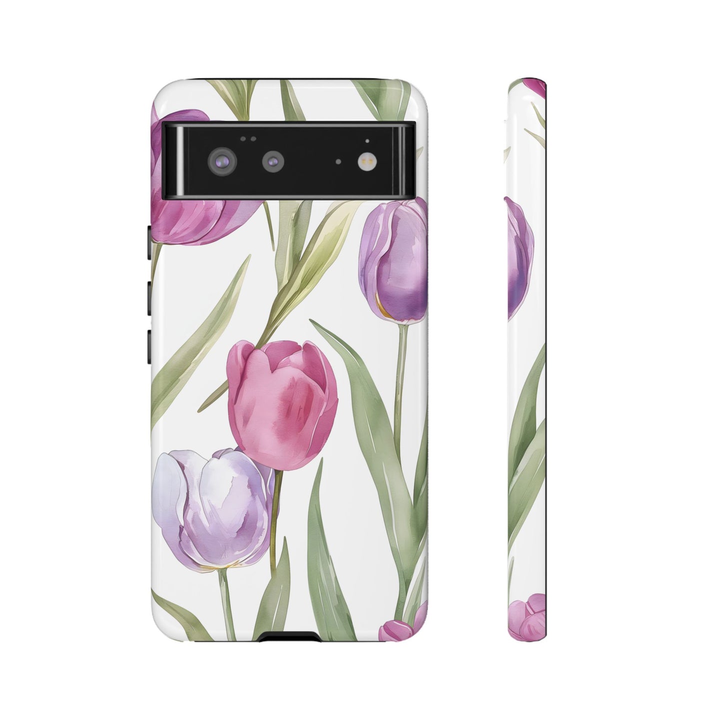 Tulip Serenade – Tough Glossy Google Pixel Case