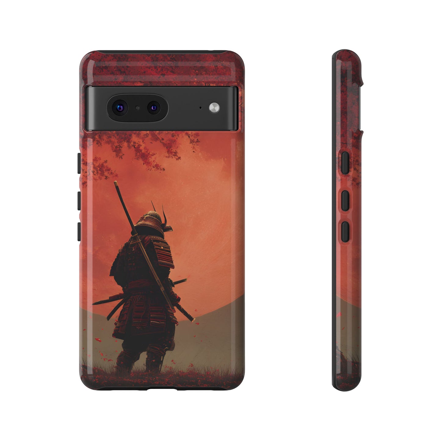 Blood Moon Warrior – Tough Glossy Google Pixel Case