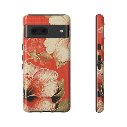 Golden Hibiscus – Tough Glossy Google Pixel Case