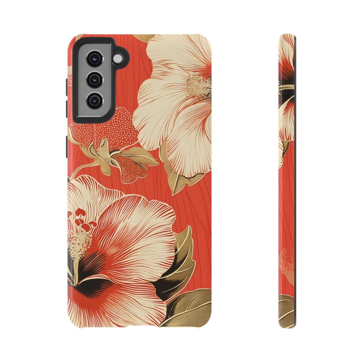 Golden Hibiscus – Tough Glossy Samsung Galaxy Case