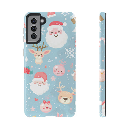 Pastel Santa Joy – Tough Glossy Samsung Galaxy Case