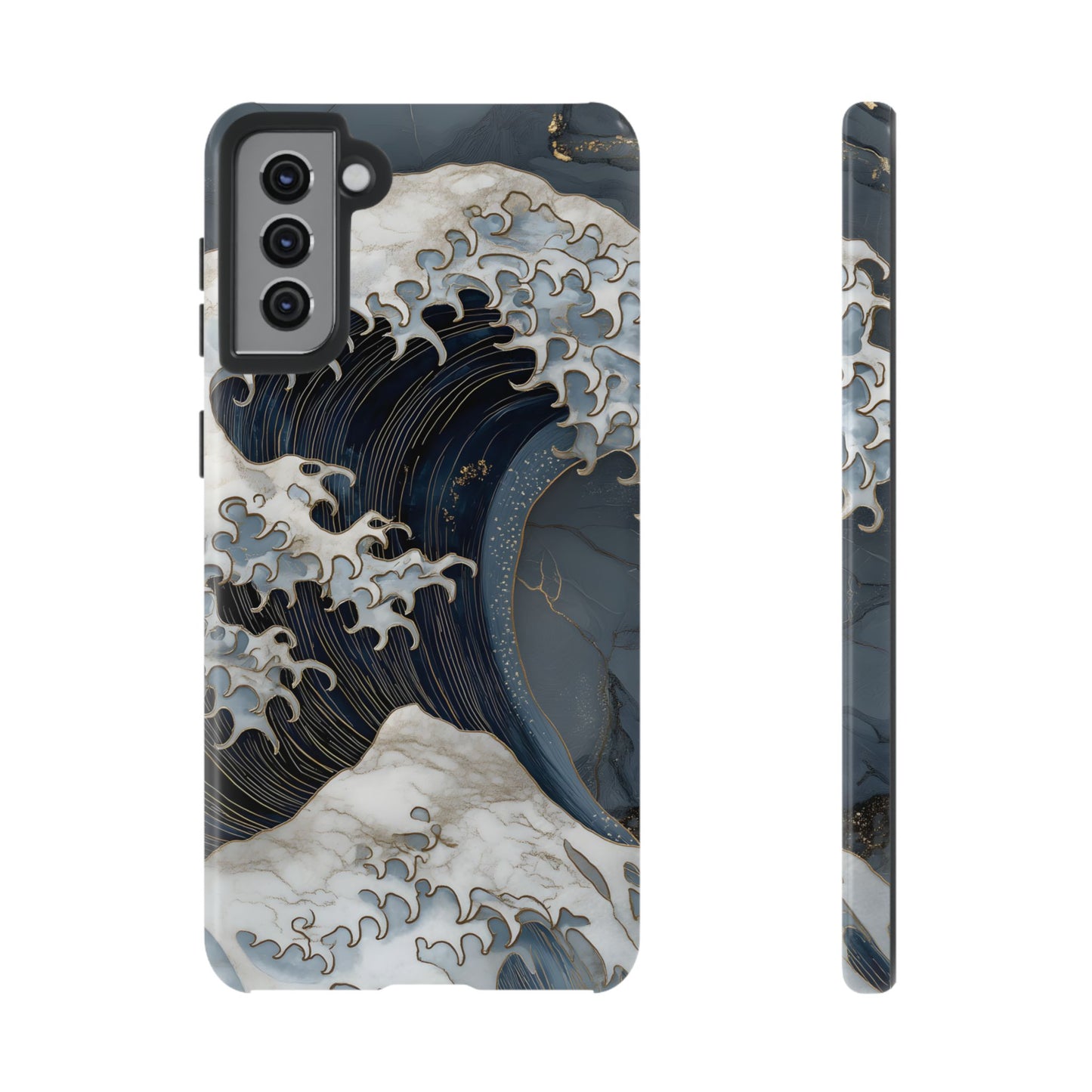 Golden Wave – Tough Glossy Samsung Case