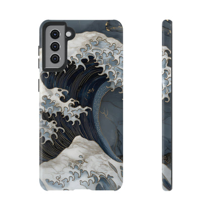 Golden Wave – Tough Glossy Samsung Case