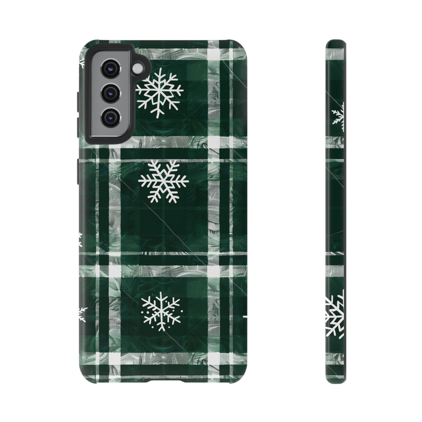 Frosted Tartan – Tough Glossy Samsung Galaxy Case