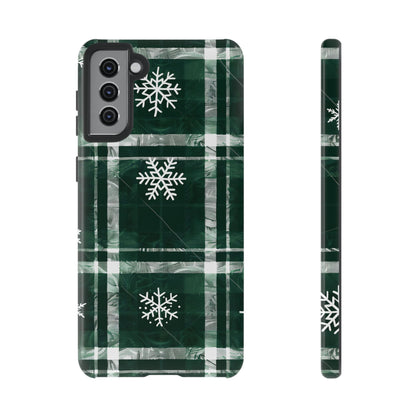 Frosted Tartan – Tough Glossy Samsung Galaxy Case