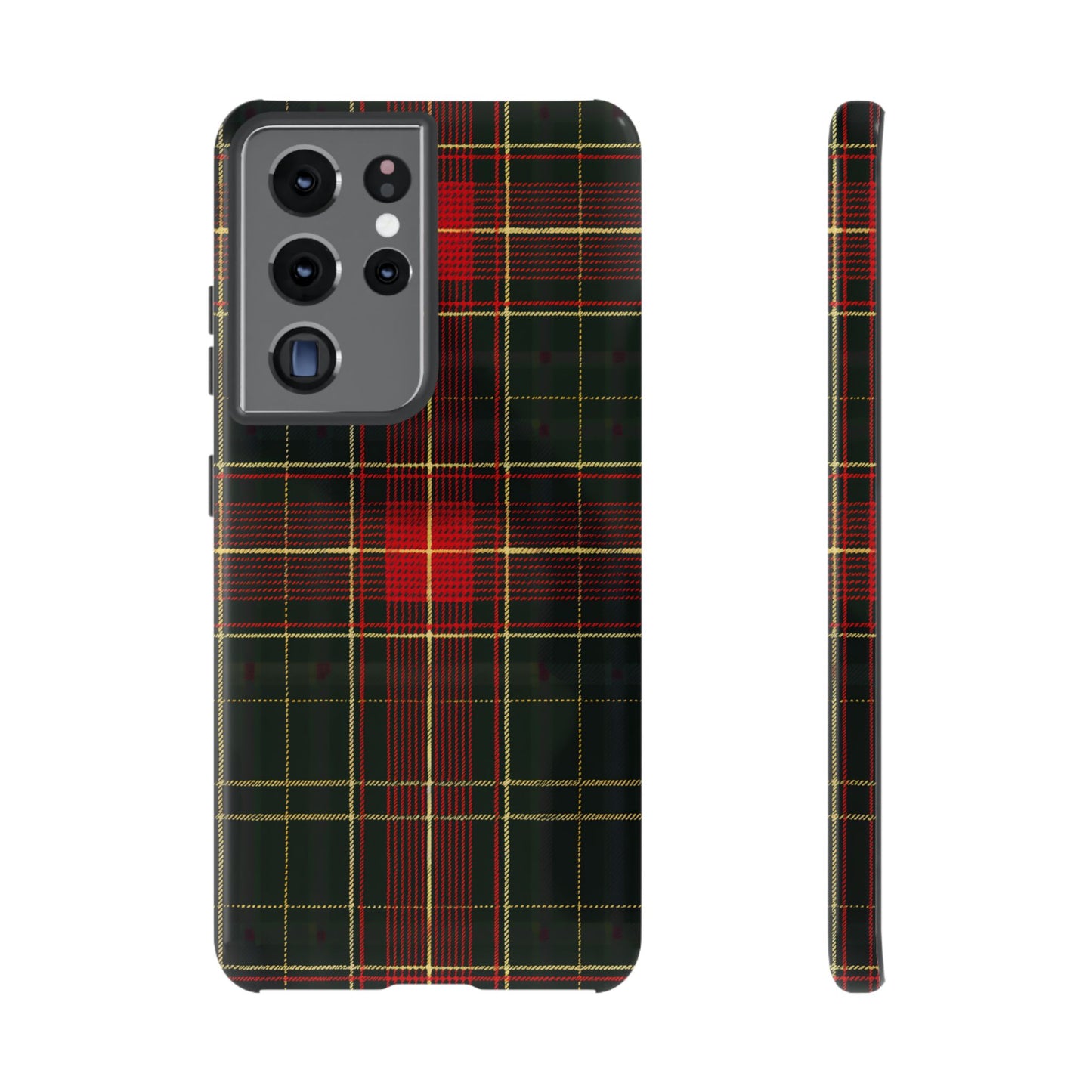Classic Christmas Tartan – Tough Glossy Samsung Galaxy Case