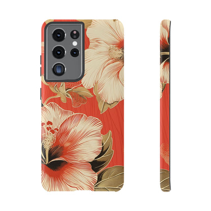 Golden Hibiscus – Tough Glossy Samsung Galaxy Case