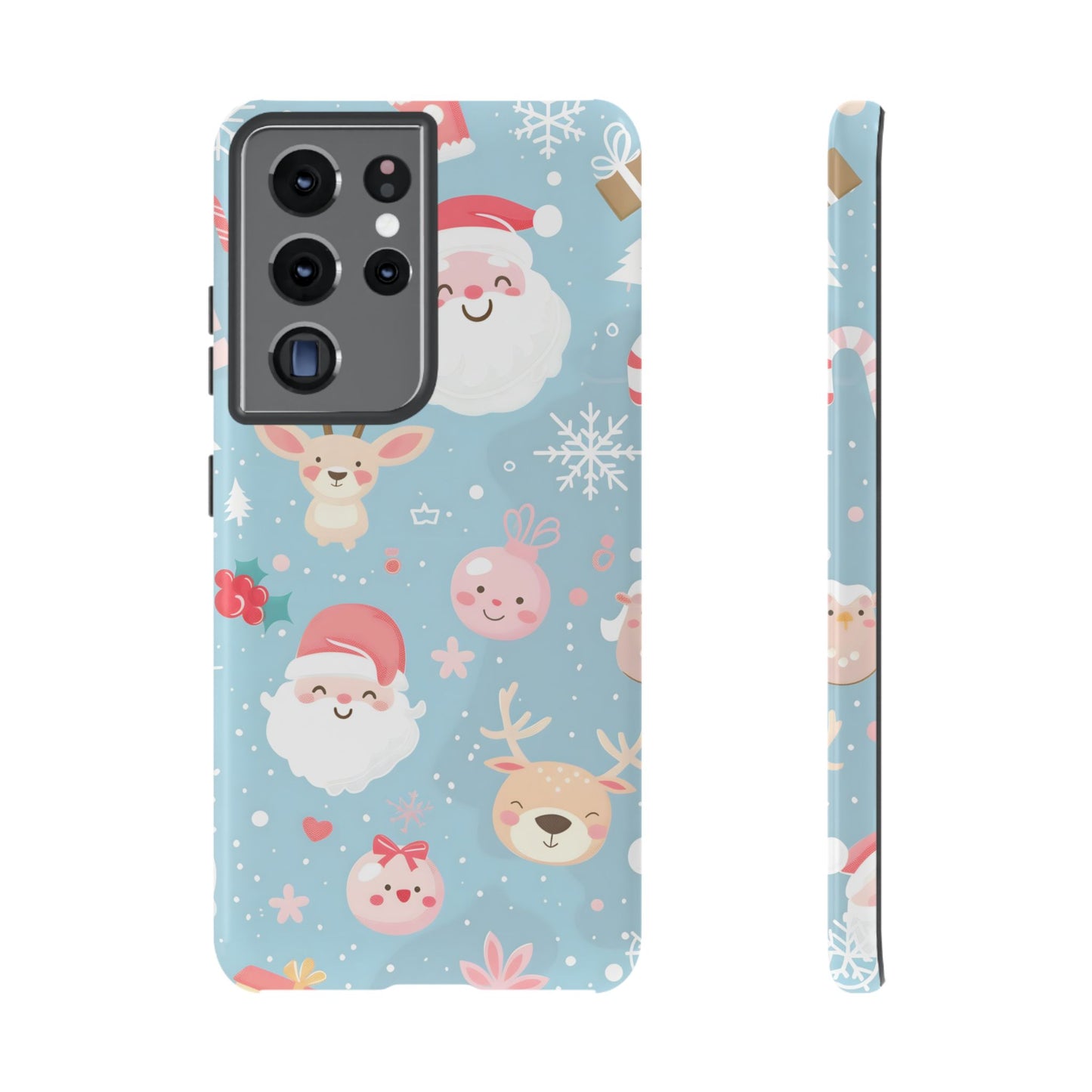 Pastel Santa Joy – Tough Glossy Samsung Galaxy Case
