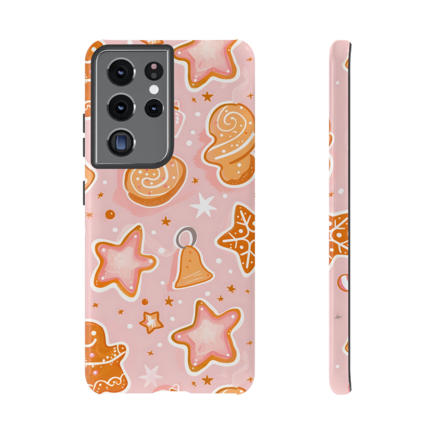 Gingerbread Sweet Stars – Tough Glossy Samsung Galaxy Case