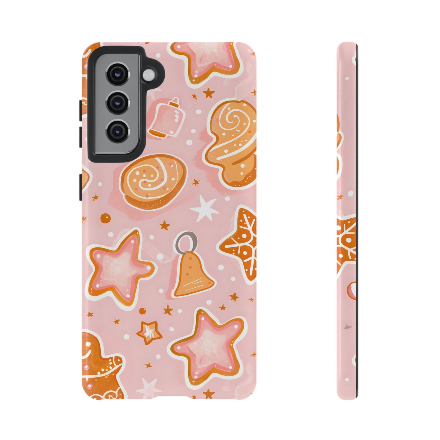 Gingerbread Sweet Stars – Tough Glossy Samsung Galaxy Case
