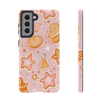 Gingerbread Sweet Stars – Tough Glossy Samsung Galaxy Case