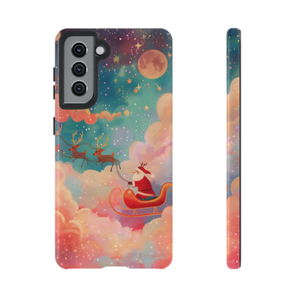 Starlit Santa Sky –  Tough Glossy Samsung Galaxy Case
