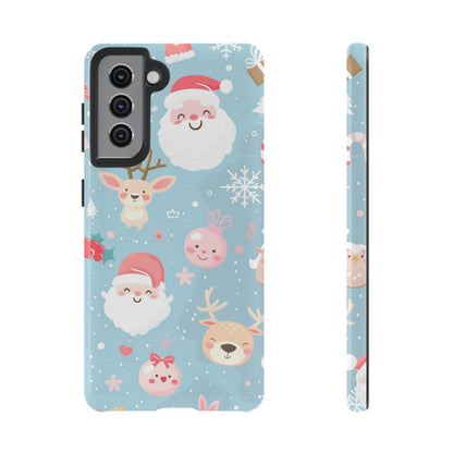 Pastel Santa Joy – Tough Glossy Samsung Galaxy Case