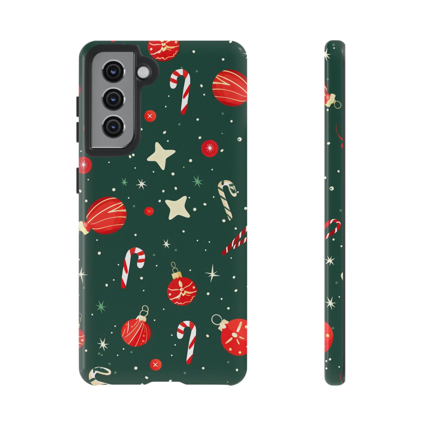 Festive Ornament Scatter – Tough Glossy Samsung Galaxy Case