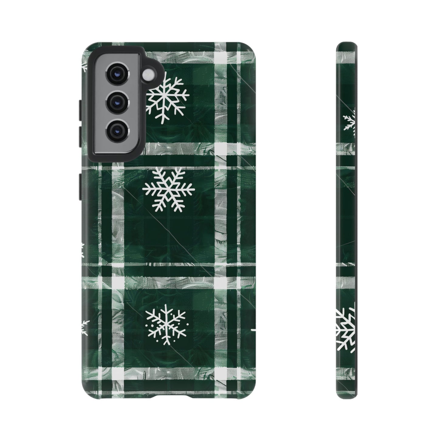 Frosted Tartan – Tough Glossy Samsung Galaxy Case