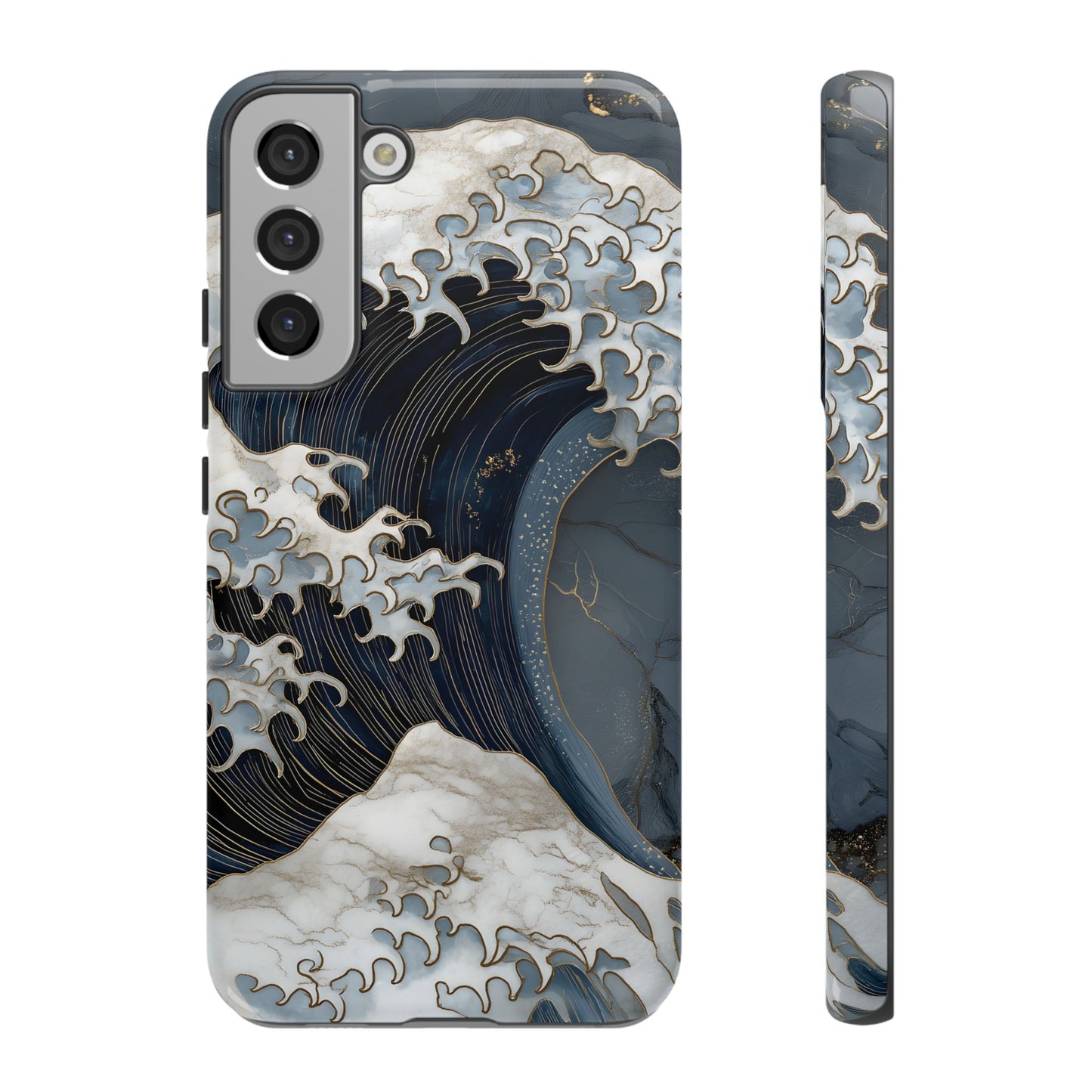 Golden Wave – Tough Glossy Samsung Case