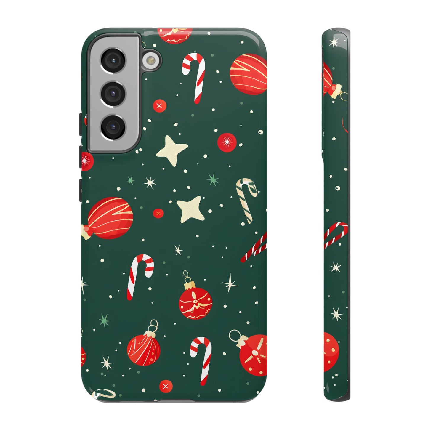 Festive Ornament Scatter – Tough Glossy Samsung Galaxy Case