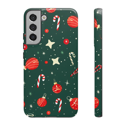 Festive Ornament Scatter – Tough Glossy Samsung Galaxy Case