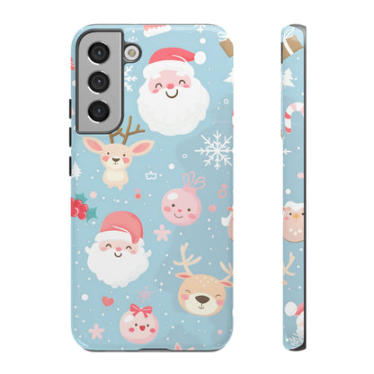 Pastel Santa Joy – Tough Glossy Samsung Galaxy Case