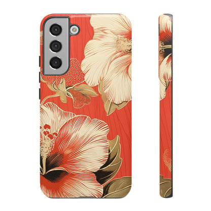 Golden Hibiscus – Tough Glossy Samsung Galaxy Case
