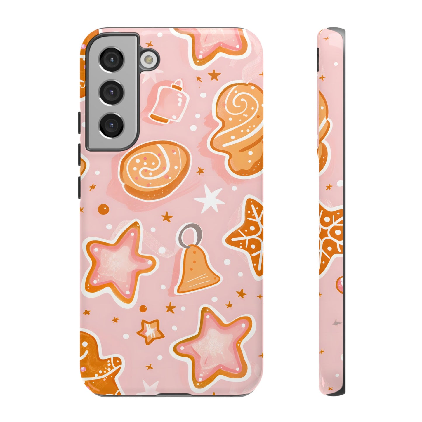 Gingerbread Sweet Stars – Tough Glossy Samsung Galaxy Case