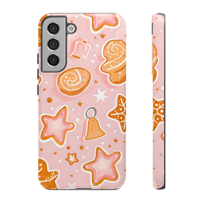 Gingerbread Sweet Stars – Tough Glossy Samsung Galaxy Case