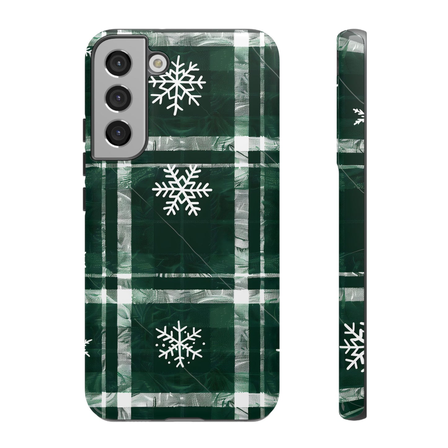 Frosted Tartan – Tough Glossy Samsung Galaxy Case
