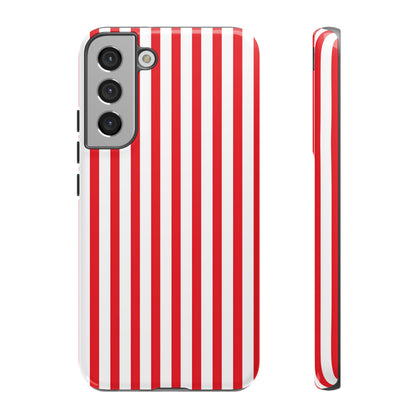 Candy Cane Stripes – Tough Glossy Samsung Galaxy Case